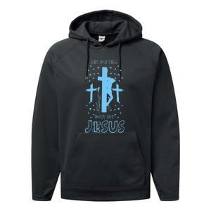 Religious Quote Let Me Tell You About My Jesus Christian Performance Fleece Hoodie