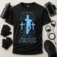 Religious Quote Let Me Tell You About My Jesus Christian Cooling Performance Crew T-Shirt