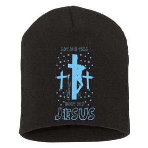 Religious Quote Let Me Tell You About My Jesus Christian Short Acrylic Beanie