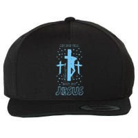 Religious Quote Let Me Tell You About My Jesus Christian Wool Snapback Cap