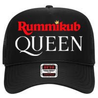 Rummikub Queen Player Fan High Crown Mesh Back Trucker Hat