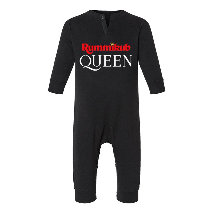 Rummikub Queen Player Fan Infant Fleece One Piece