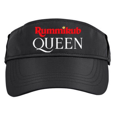 Rummikub Queen Player Fan Adult Drive Performance Visor