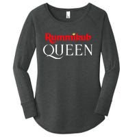 Rummikub Queen Player Fan Women's Perfect Tri Tunic Long Sleeve Shirt