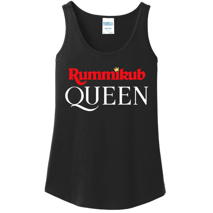 Rummikub Queen Player Fan Ladies Essential Tank