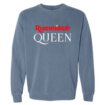 Rummikub Queen Player Fan Garment-Dyed Sweatshirt