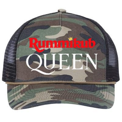 Rummikub Queen Player Fan Retro Rope Trucker Hat Cap