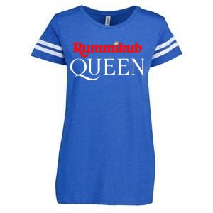 Rummikub Queen Player Fan Enza Ladies Jersey Football T-Shirt