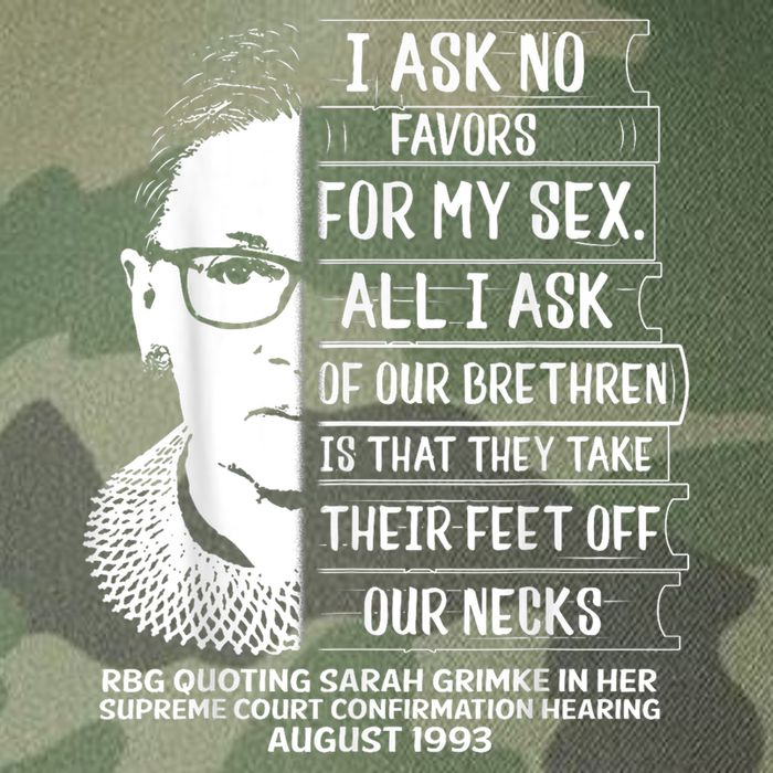 Rbg Quote Ruth Bader Ginsburg I Ask No Favor Legacy Tie Dye Trucker Hat