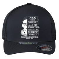 Rbg Quote Ruth Bader Ginsburg I Ask No Favor Flexfit Unipanel Trucker Cap
