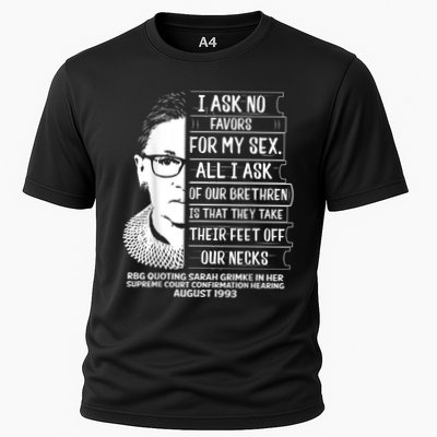 Rbg Quote Ruth Bader Ginsburg I Ask No Favor Performance Shirt