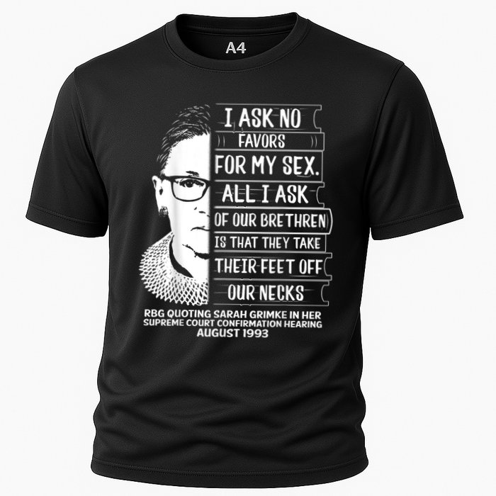 Rbg Quote Ruth Bader Ginsburg I Ask No Favor Performance Shirt