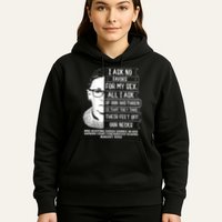 Rbg Quote Ruth Bader Ginsburg I Ask No Favor Hoodie