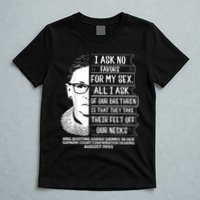 Rbg Quote Ruth Bader Ginsburg I Ask No Favor T-Shirt