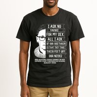 Rbg Quote Ruth Bader Ginsburg I Ask No Favor Tall T-Shirt