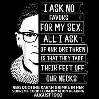 Rbg Quote Ruth Bader Ginsburg I Ask No Favor Flat Bill Trucker Hat