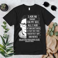 Rbg Quote Ruth Bader Ginsburg I Ask No Favor Premium T-Shirt