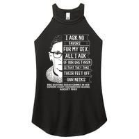 Rbg Quote Ruth Bader Ginsburg I Ask No Favor Women's Perfect Tri Rocker Tank
