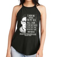 Rbg Quote Ruth Bader Ginsburg I Ask No Favor Women's Perfect Tri Rocker Tank
