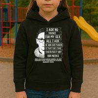 Rbg Quote Ruth Bader Ginsburg I Ask No Favor Kids Hoodie