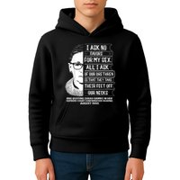Rbg Quote Ruth Bader Ginsburg I Ask No Favor Kids Hoodie