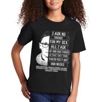 Rbg Quote Ruth Bader Ginsburg I Ask No Favor Kids T-Shirt