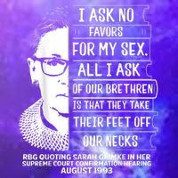 Rbg Quote Ruth Bader Ginsburg I Ask No Favor Magnet