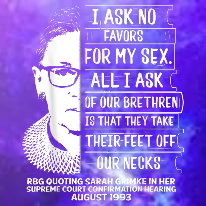 Rbg Quote Ruth Bader Ginsburg I Ask No Favor Magnet