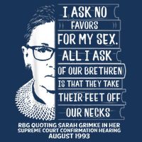 Rbg Quote Ruth Bader Ginsburg I Ask No Favor Infant Baby Jersey Bodysuit