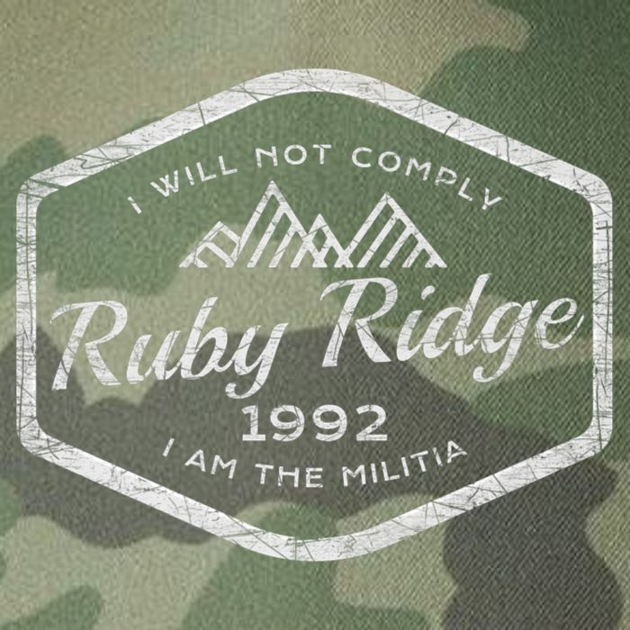 Ruby Ridge 1992. I Will Not Comply. Premium Legacy Tie Dye Trucker Hat