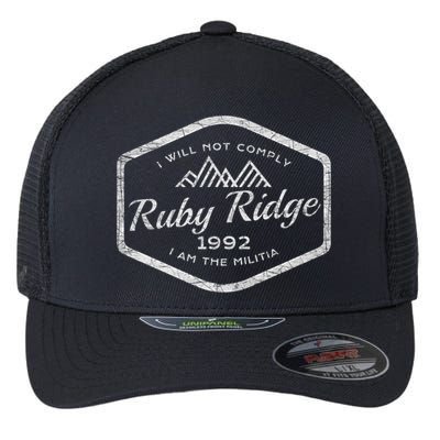 Ruby Ridge 1992. I Will Not Comply. Premium Flexfit Unipanel Trucker Cap