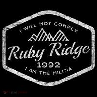 Ruby Ridge 1992. I Will Not Comply. Premium Long Sleeve Shirt