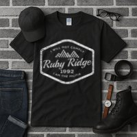 Ruby Ridge 1992. I Will Not Comply. Premium Tall T-Shirt