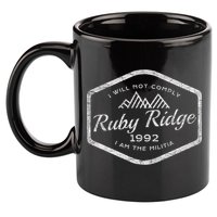 Ruby Ridge 1992. I Will Not Comply. Premium 11oz C Handle Ceramic Mug