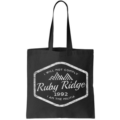 Ruby Ridge 1992. I Will Not Comply. Premium Bag