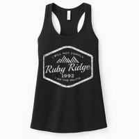 Ruby Ridge 1992. I Will Not Comply. Premium Womens Tank Top