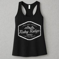 Ruby Ridge 1992. I Will Not Comply. Premium Womens Tank Top