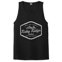 Ruby Ridge 1992. I Will Not Comply. Premium PosiCharge Competitor Tank