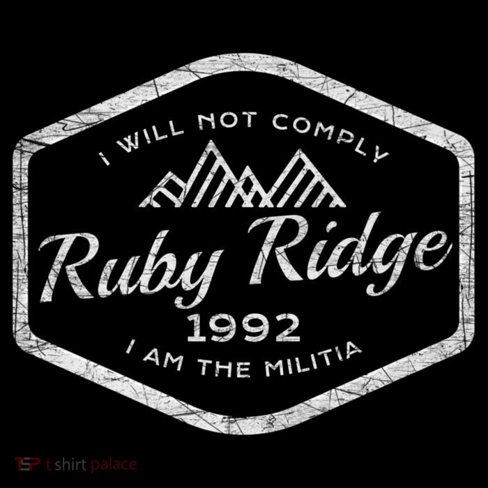 Ruby Ridge 1992. I Will Not Comply. Premium Wool Snapback Cap