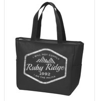 Ruby Ridge 1992. I Will Not Comply. Premium Zip Tote Bag