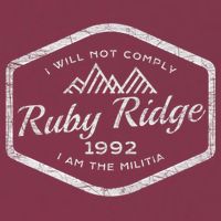 Ruby Ridge 1992. I Will Not Comply. Premium 16oz Travel Tumbler