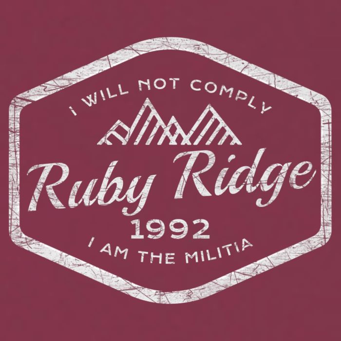 Ruby Ridge 1992. I Will Not Comply. Premium 16oz Travel Tumbler