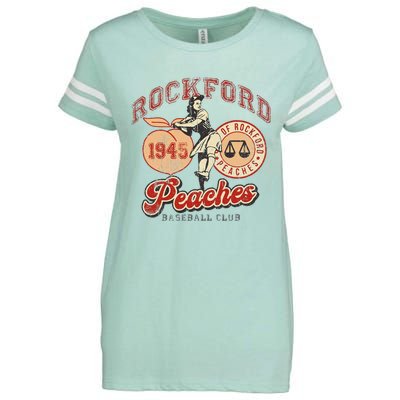 Rockford Retro 1945 Peaches Enza Ladies Jersey Football T-Shirt