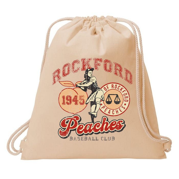 Rockford Retro 1945 Peaches Drawstring Bag