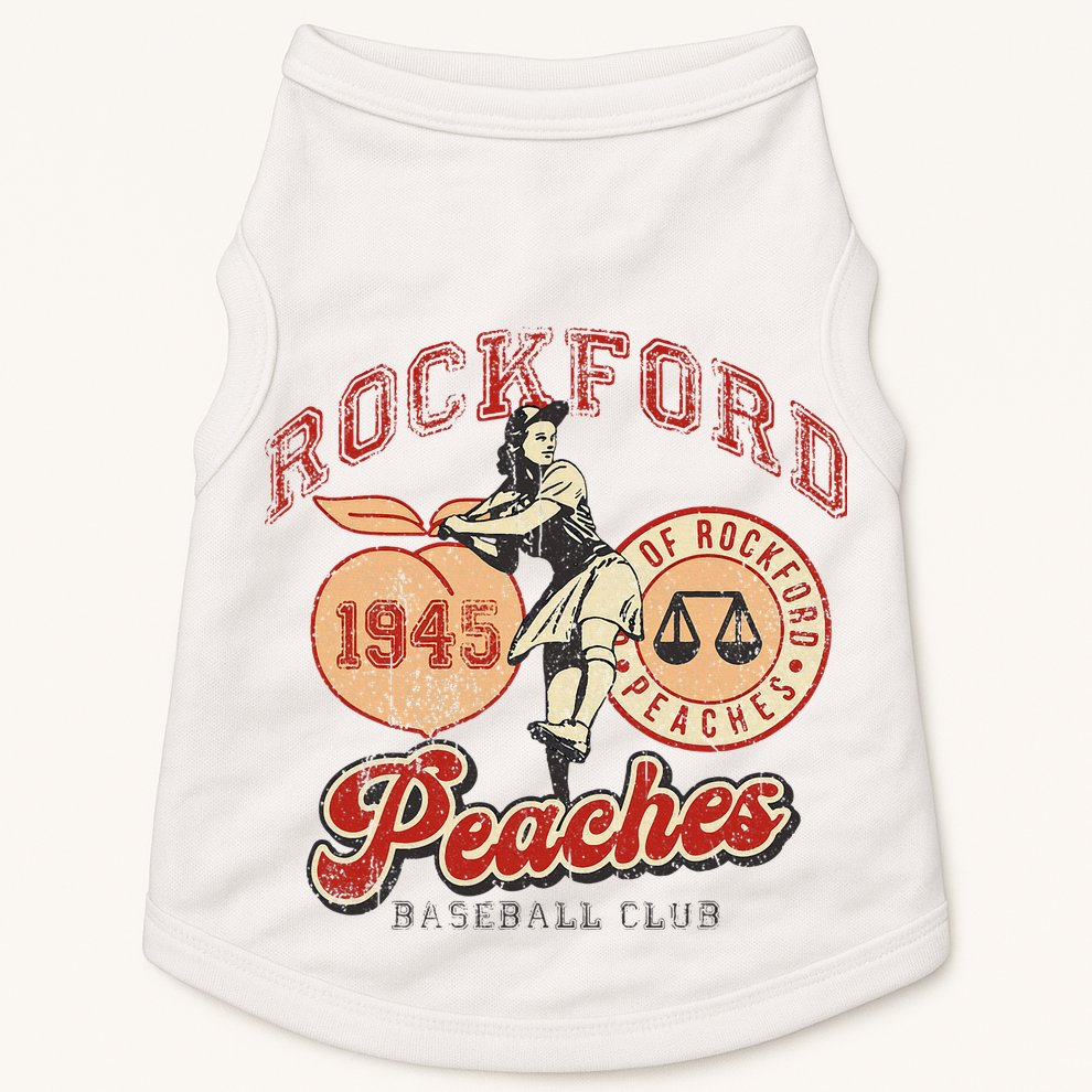 Rockford Retro 1945 Peaches Doggie Tank
