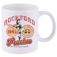 Rockford Retro 1945 Peaches 11oz C Handle Ceramic Mug