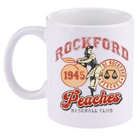 Rockford Retro 1945 Peaches 11oz C Handle Ceramic Mug