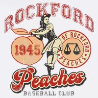 Rockford Retro 1945 Peaches 11oz C Handle Ceramic Mug
