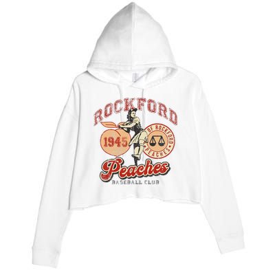 Rockford Retro 1945 Peaches Crop Fleece Hoodie