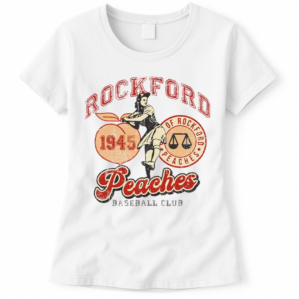 Rockford Retro 1945 Peaches Womens T-Shirt